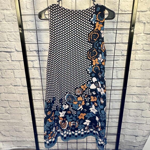 Max Studio Sleeveless Polka dot and Floral Dress - Size S - Picture 2 of 6
